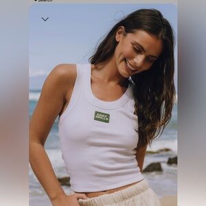 White daily drills logo tank size M/L!!!